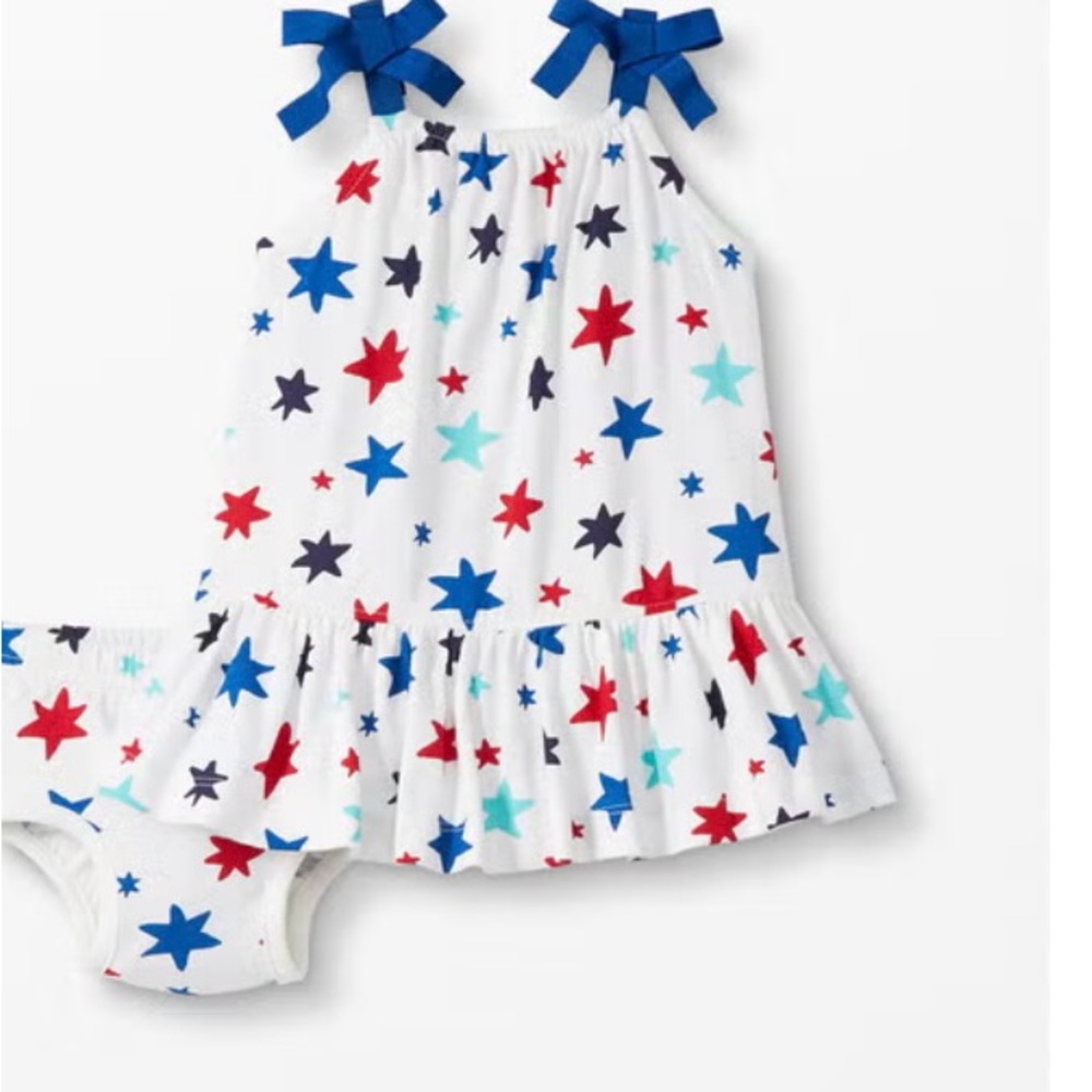 Hanna Andersson Starry Dress with Bloomers